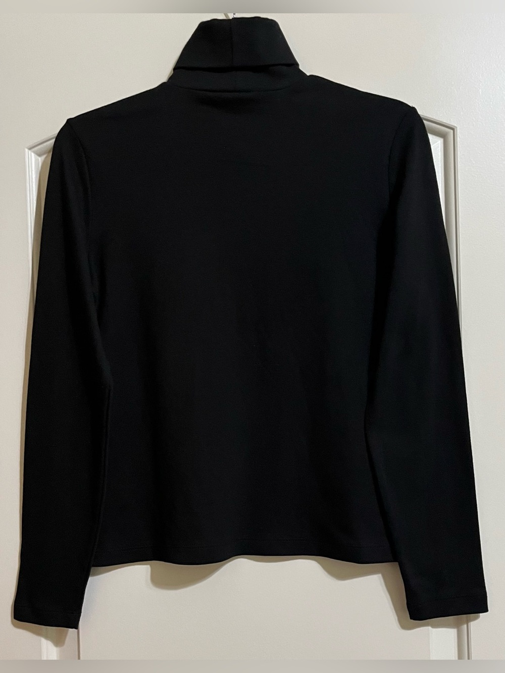 NWT Lauren Ralph Lauren Black 100% Cotton Long Sleeve Turtleneck Size PS - Picture 5 of 8